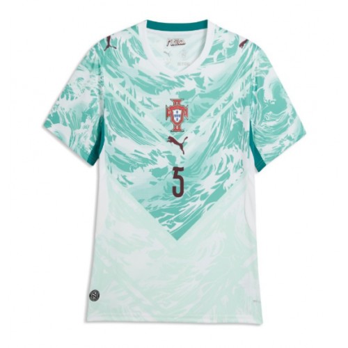 Portugal Diogo Dalot #5 Bortatröja Dam VM 2026 Kortärmad